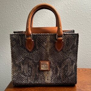 Dooney & Bourke Mini Snakeskin Pattern Satchel